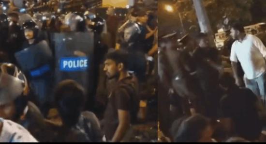 "නිදහස සත්‍යග්‍රහය" අතරතුර 4 දෙනෙකු අත්අඩංගුවට..